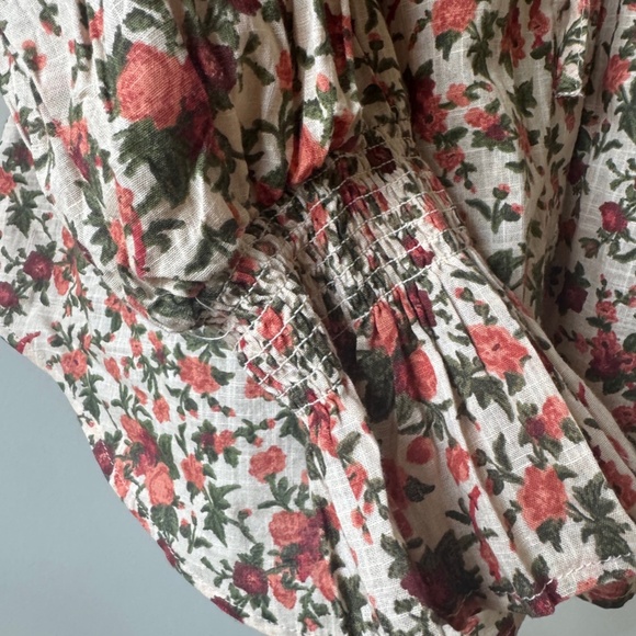 Floral Free People Button Up Blouse - Picture 3 of 7